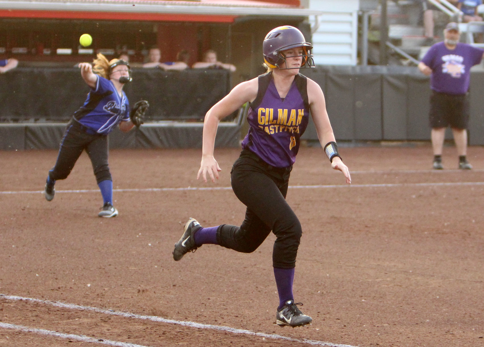 Gilman vs Blair-Taylor softball at Division 5 state semifinals 6-6-19